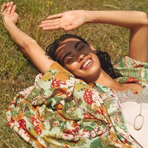 NWT Anthropologie Floral Duster Kimono